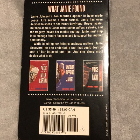 What Janie Found- Caroline B. cooney - Picture 2 of 3